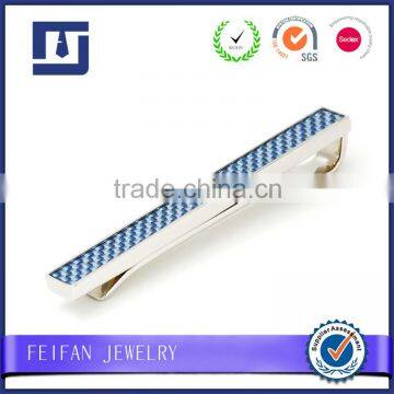 Fashion Design Carbon Fibre Tie Bar Tie Clip With Custom Logo
