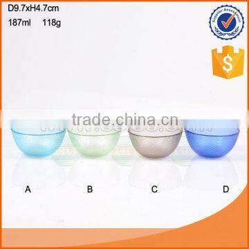 small size colored glass bowl glass tableware for home