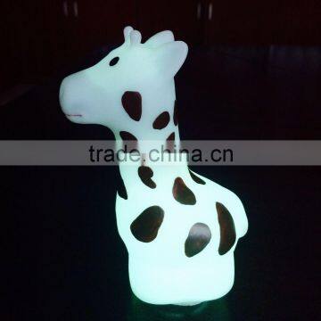 2015 newest colorful giraffe funny led Night Light