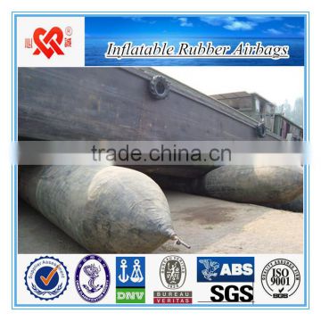 Trade assurance marine inflatable rubber airbag use for ship launching/landing/moving