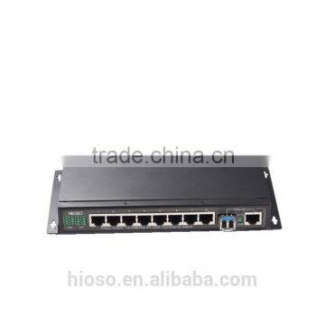 100/1000M 10 ports Poe Switch support HD video flow with 2 Combo uplink PoE switch