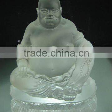 Crystal/Jade Transparent Jade Buddha Statue