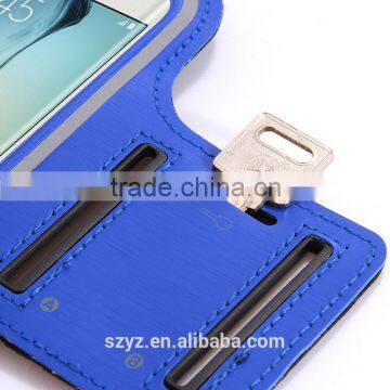 New Arrival Sweat Proof Running & Exercise Adjustable Armband With Key Holder & Reflective Band for IPhone 6, 6S, Samsung Galaxy