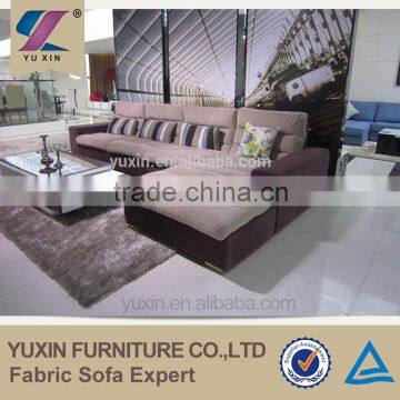 Latex Rubber Foam Cotton Comfort l Shaped Sofa Designs photo-5