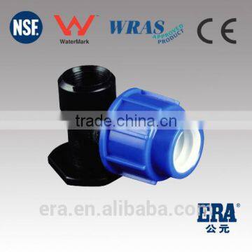 ERA pp female thread elbow with bracket-pp pipe fittings