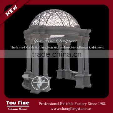 Hand Carving White Marble Gazebo for Sale