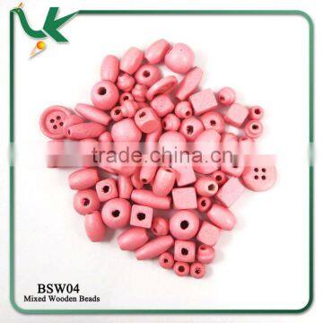 wholesale bulk square over round wood beads