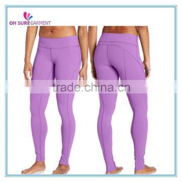 86% supplex 14% spandex dry fit running pants for women