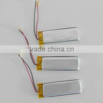 Approved 3.7v 850mah lipo battery cell / li-ion battery 3.7v 650mah / li polymer battery 3.7v