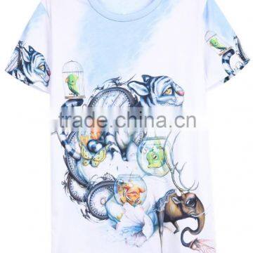 Wholesale men's OEM sublimation t-shirt