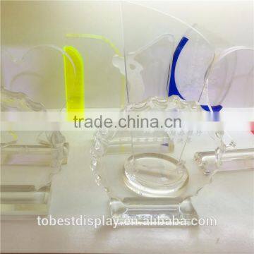 High grade acrylic shield award trophy, award stand, acrylic award stands