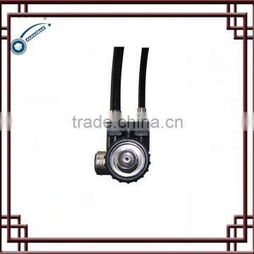 regulator,cylinder valve for scba,part of scba,bottle valve,gas valve,pressure gauge