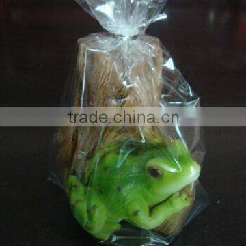 Chinese supplier for scented artistic frog candle for household using or cake decoration