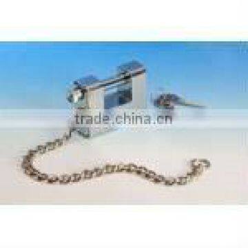 Heavy Type Kaba Key With Steel Chain Amour Plated Rectangular Padlock