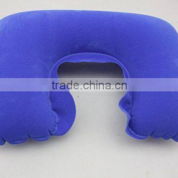 U shape inflatable travel neck pillow