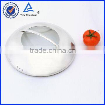 YC-1 type stainless steel lid for frying pans