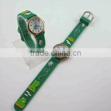 3D Children green frog watch