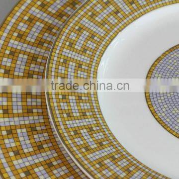 2015 new product ceramic disposable pizza plate
