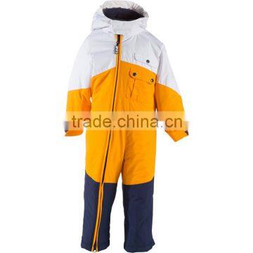 OEM sportswear children's Boy baby clothes clothing kids ski jacket one piece ski jumpsuit