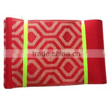 High Quality Yellow Gele Aso-oke / Nigeria Headtie Aso Oke for Lady Party / African Style Aso Oke photo-4