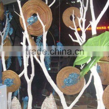 Natural Style Window Display Props Wood Decorations Tree