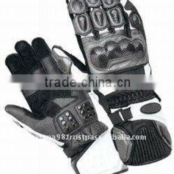 DL-1491 Leather Motorbike Racing Gloves , Daytona Gloves