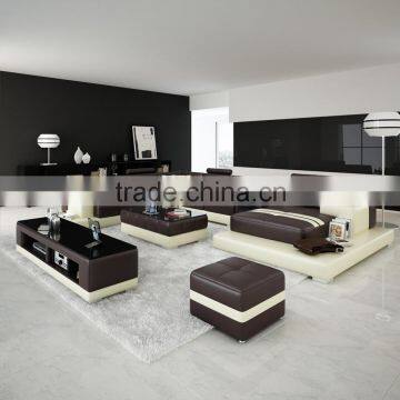 USA Cheap Red Leather Sectinal Sofa ON PROMOTION photo-5