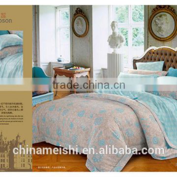 2015 Summer new type King reactive printing Tencel bedding set duvet covet set for adult 4pcs