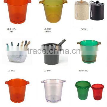 colorful plastic ice bucket/ beer bucket