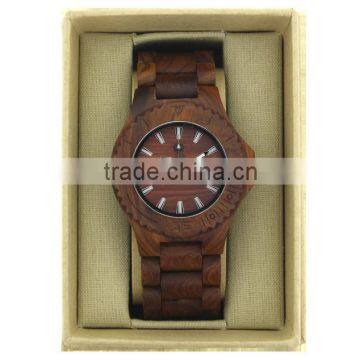 Calgary Watches Wood Nature Red Sandalwood Collection Dark Color photo-4