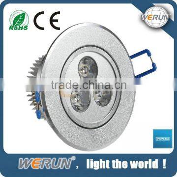 Factory Direct Sell led ceiling down light 3w