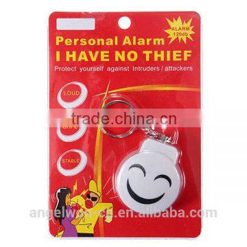 120db Smiling Face Personal Safety Alarm Self Defense Anti-theft Alarm photo-6