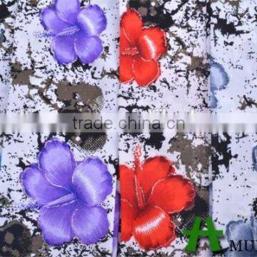 Mulinsen Textile Woven Wool Peach Floral Wholesale Spandex Fabric Print photo-4