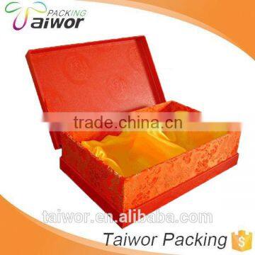 Luxury and chinese culture package tea color paper tin box