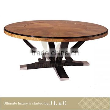 JT03-18 dinning table with solid wood in dinning room from JL&C furniture lastest design dinning furniture set