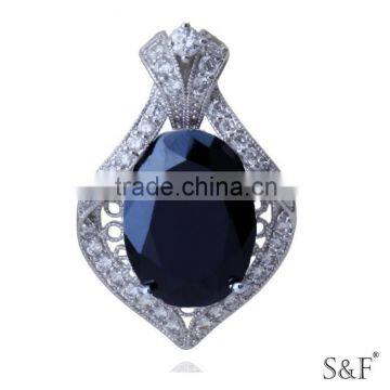 q8882504 Lead Free Jewelry Alloy tanzanite diamond pendant