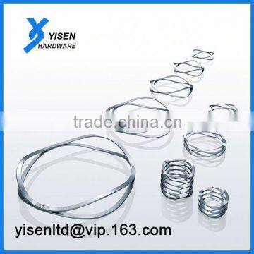 knitted jacquard visclose and acrylic scarf Steel wave spring product manufacture