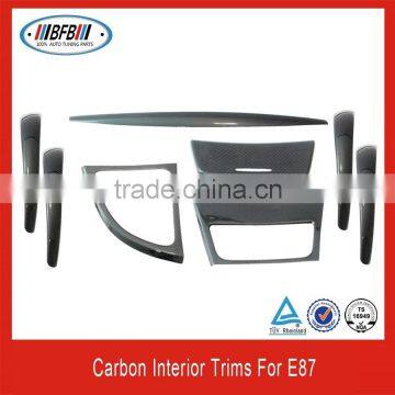 Auto interior trim parts real carbon interior trims fit for BMW E87