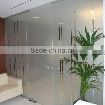 Frosted Glass Office Partition Wall YG-P40