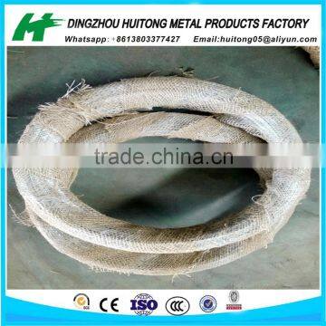 BWG12 Electro & Hot Dipped Galvanized Iron Wire in dingzhou Factory
