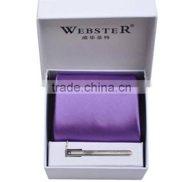 Skillful Manufacture Plastic Packaging Cufflinks Tie Box