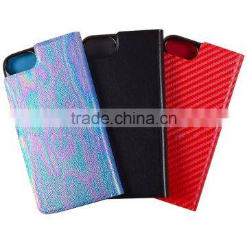 New Classic Business Style PU Leather Folio Case for iPhone 7 with Card Slot