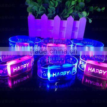 2015 new year led flash wristband