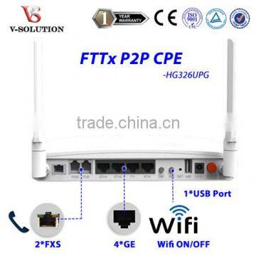 4GE+2POTS+WiFi+USB Port 4*1000M Ethernet interface P2P CPE Customize Service