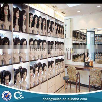 wall mount hair display stand/wig display stand and diaplay cabinet