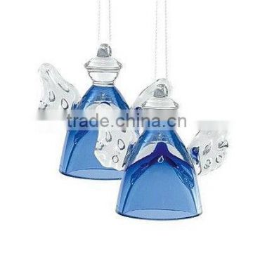 Stylish blue elegant hanging crystal angel