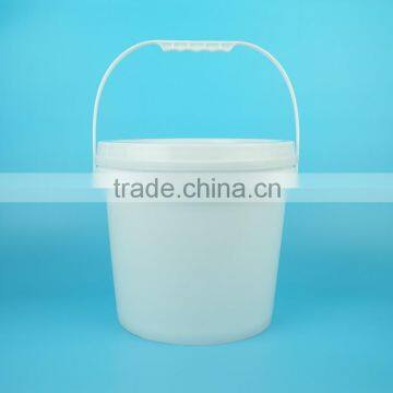 8kg Paint Plastic Bucket, Latex Paint Barrel With Lid, Chemical Material Plastic Pail With Plastic Handle photo-2