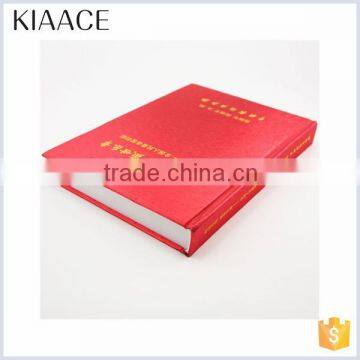 Red cover new arrival cheap paper color book printing