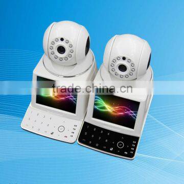 Wireless IP CAMERA alarm system with network video phone call