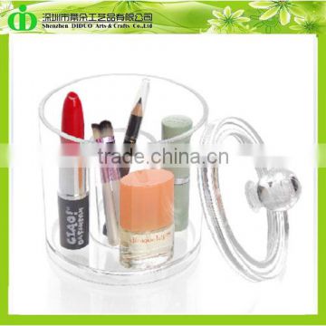 DDX-X0018 ISO9001 Chinese Factory Made SGS Test Crystal Clear Plasic Cosmetic Storage Box for Gift